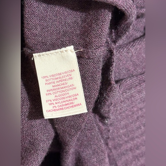 Victoria's Secret Purple Long Sleeve Dress Whit Pockets - Picture 7 of 7